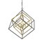 Z-Lite Euclid 4 Light Chandelier, Olde Brass + Bronze 457-4OBR-BRZ - alternate 4
